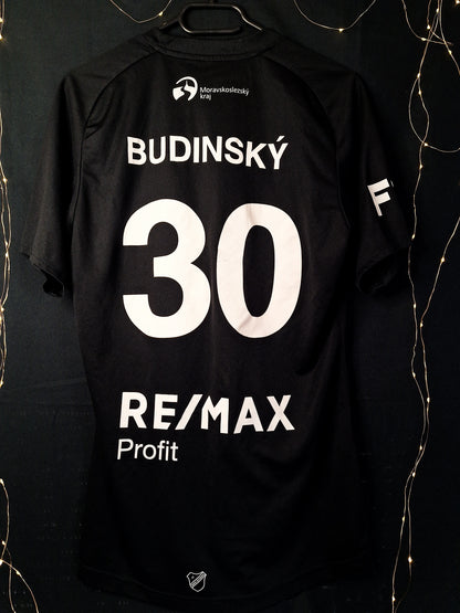 Banik Ostrava 2018-2019 player issue/match worn goalkeeper shirt, Viktor Budinský 30, M