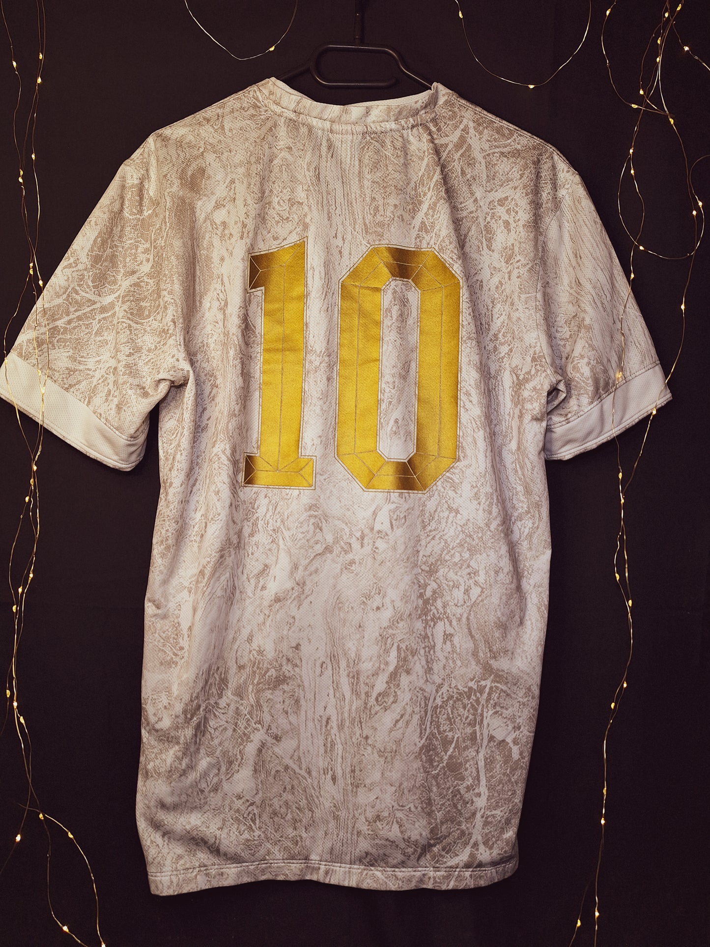 Marble white/gold Nike FC shirt 2018, M