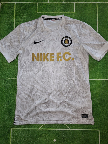Marble white/gold Nike FC shirt 2018, M