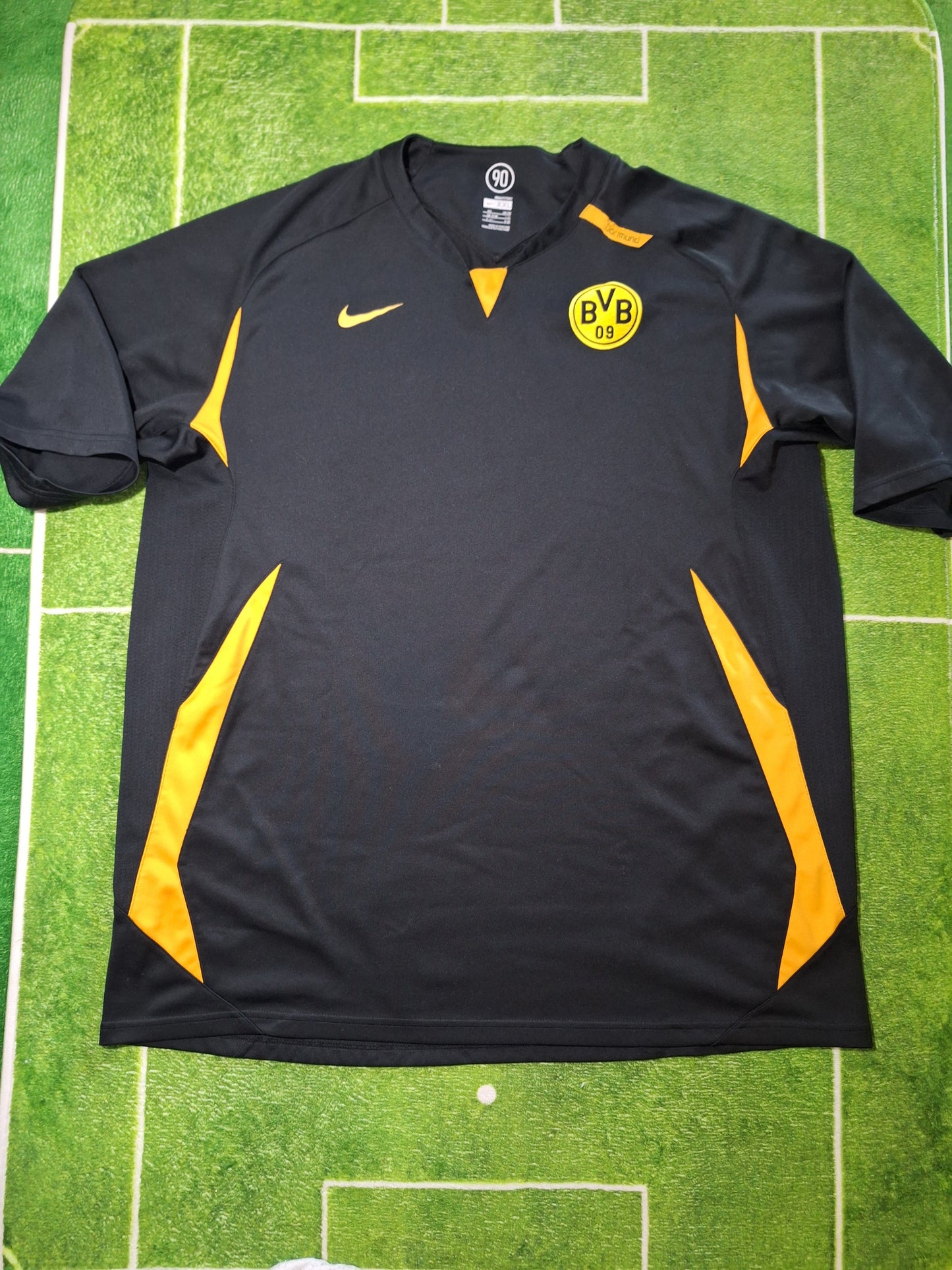 Tricou de fotbal Borussia Dortmund antrenament Nike T90 2004-2006, XXL