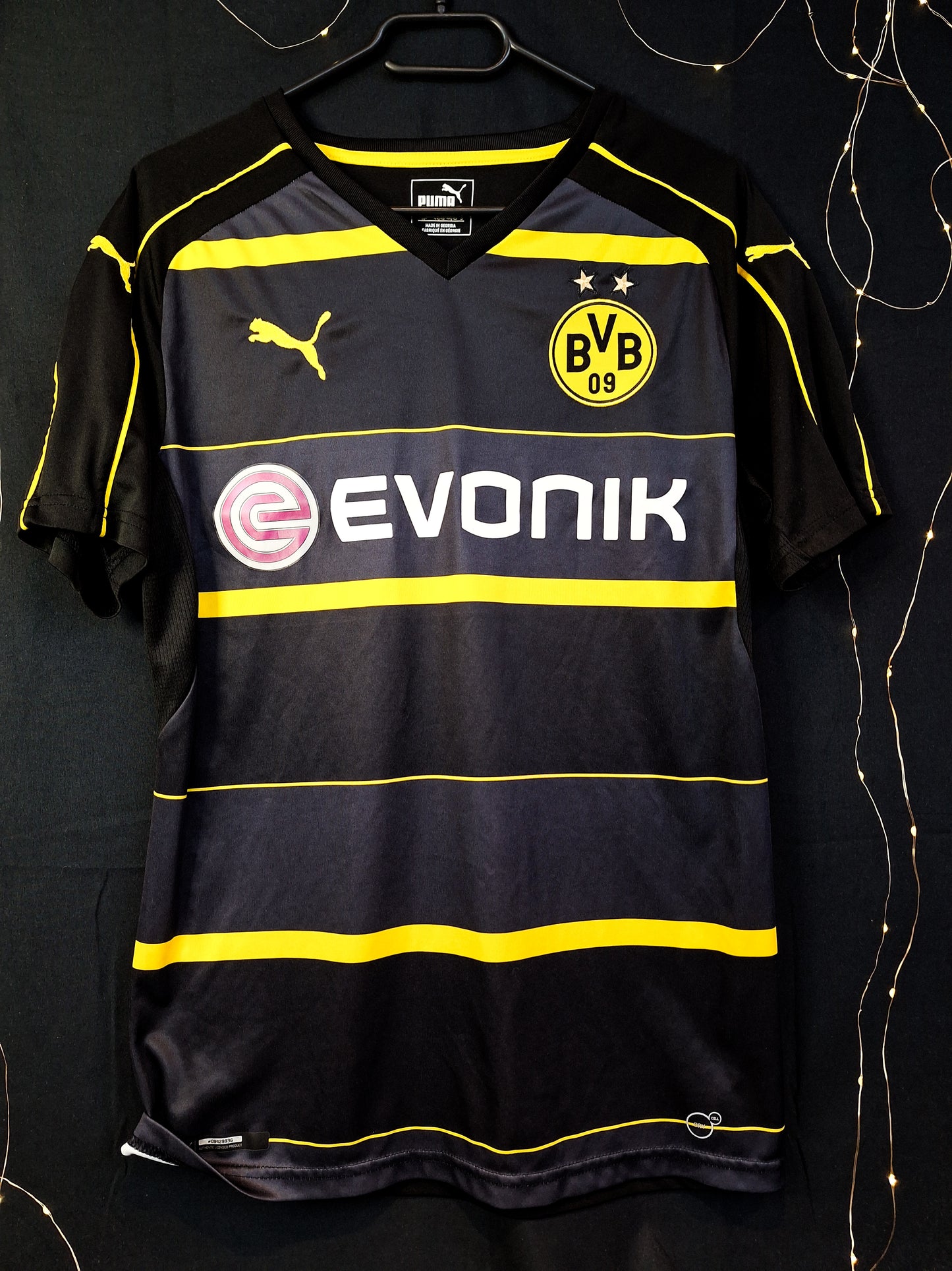 Borussia Dortmund 2016-2017 away shirt, Emre Mor 9, S/M
