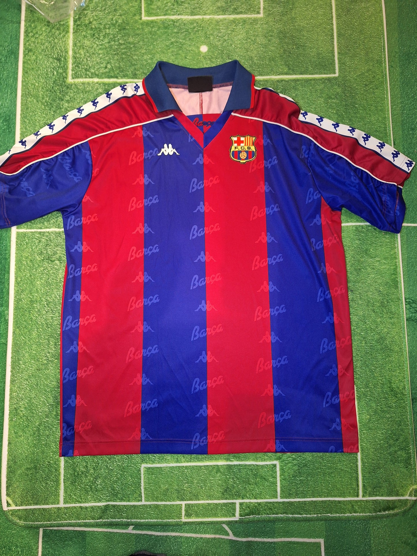 Tricou de fotbal FC Barcelona 1992-1995 acasă, XL