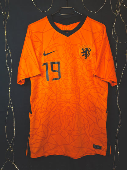 Netherlands 2020 shirt, Weghorst 19, M