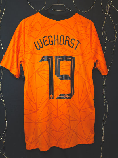 Netherlands 2020 shirt, Weghorst 19, M