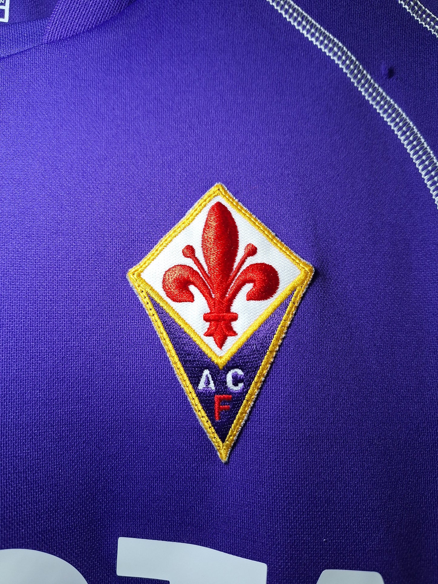 Tricou de fotbal Fiorentina acasă 2006-2007, Mutu 10, M