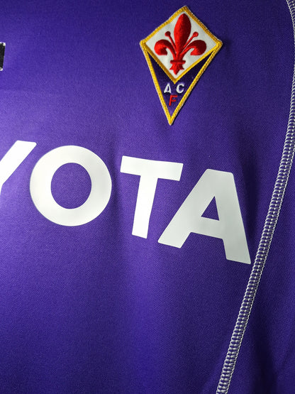 Tricou de fotbal Fiorentina acasă 2006-2007, Mutu 10, M