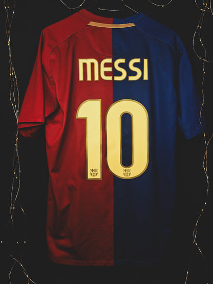 Barcelona 2008-2009 home shirt, Messi 10, M
