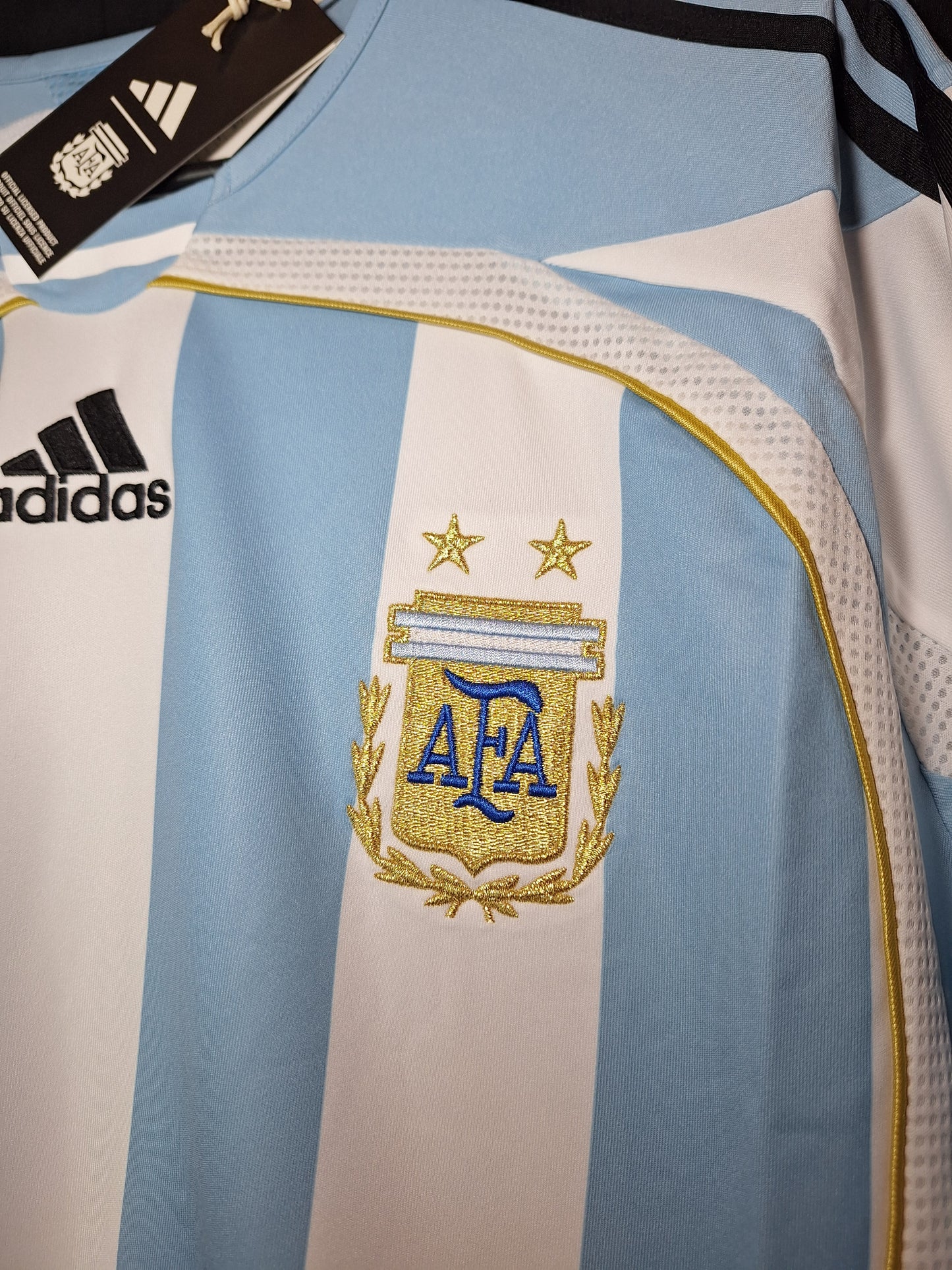 Argentina 2006 home shirt, Messi 19, L