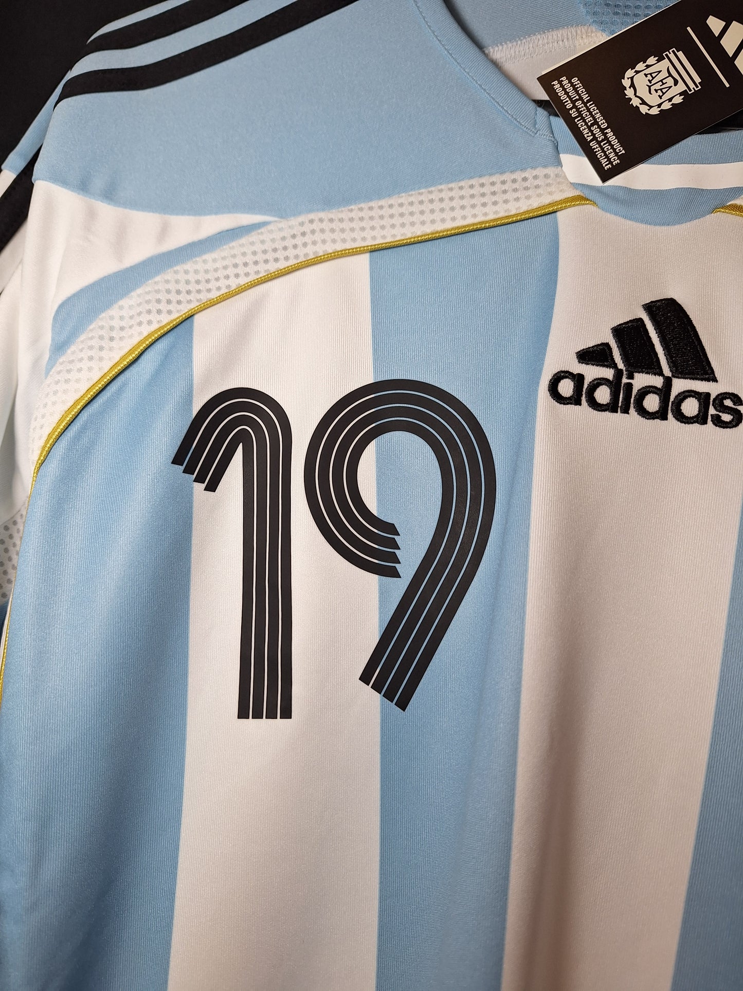 Argentina 2006 home shirt, Messi 19, L