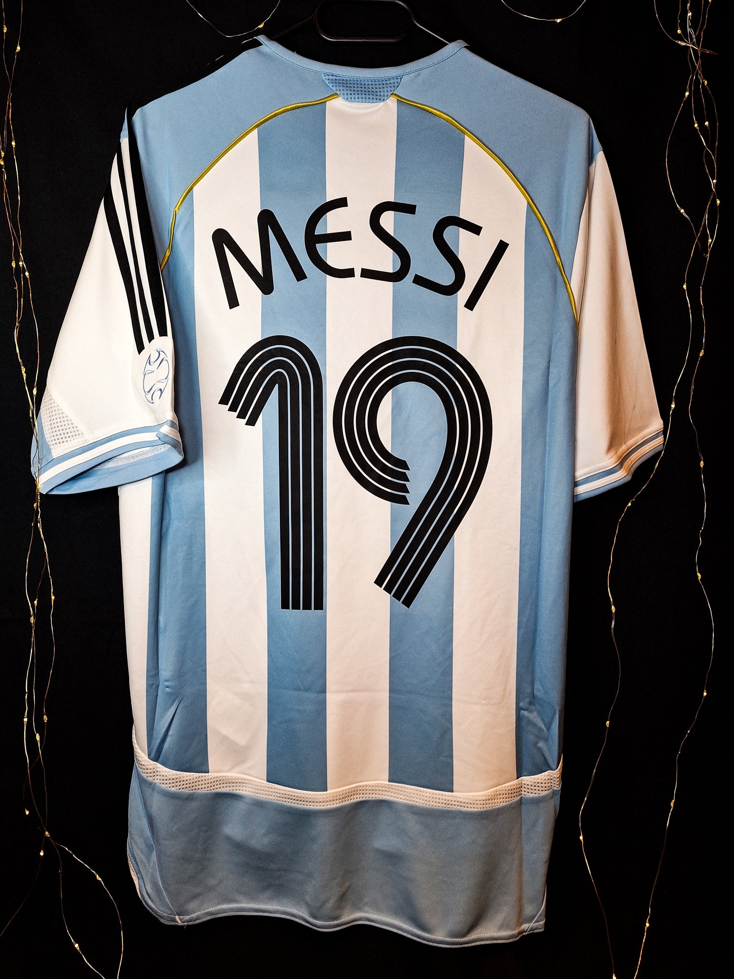 Argentina 2006 home shirt, Messi 19, S