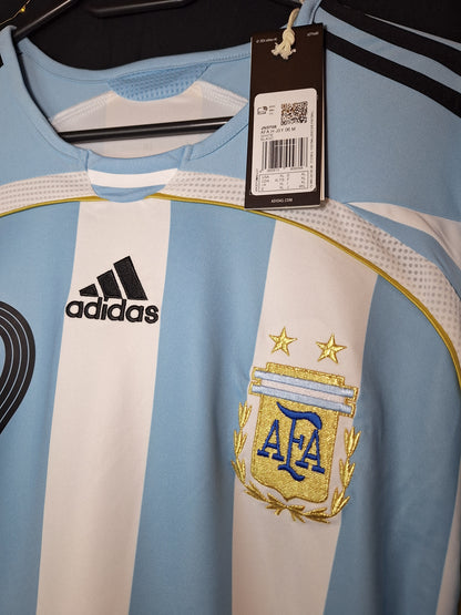 Argentina 2006 home shirt, Messi 19, XL