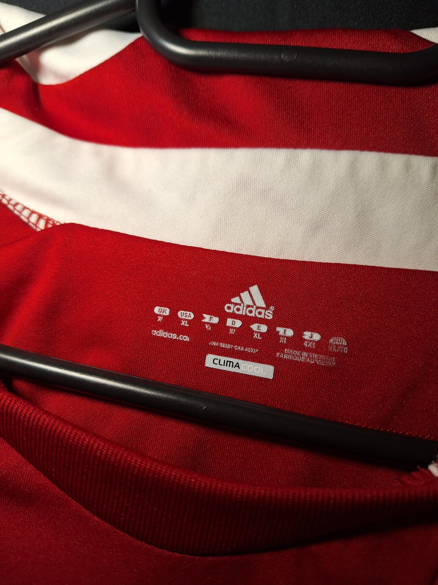 Denmark 2010 home shirt, Agger 4, XL