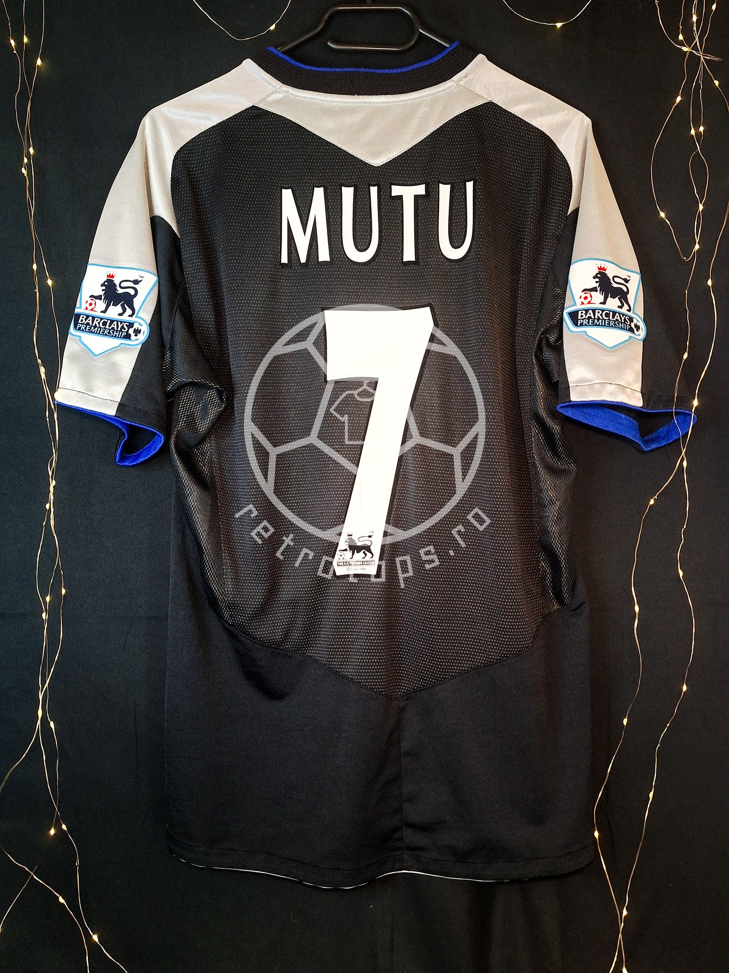 Tricou de fotbal Chelsea 2004-2005 deplasare, Mutu 7, M