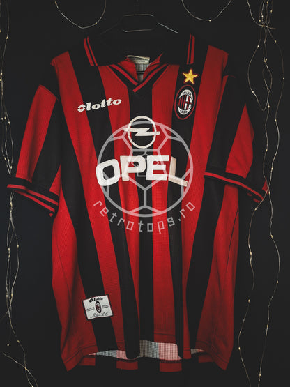 Tricou de fotbal AC Milan 1997-1998 acasă, Savicevic 10, M/L