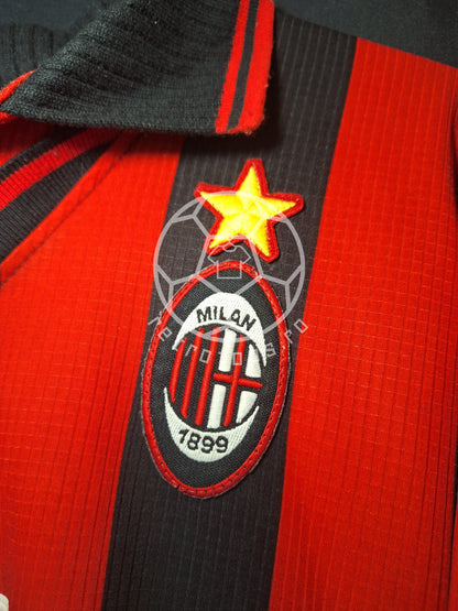 Tricou de fotbal AC Milan 1997-1998 acasă, Savicevic 10, M/L