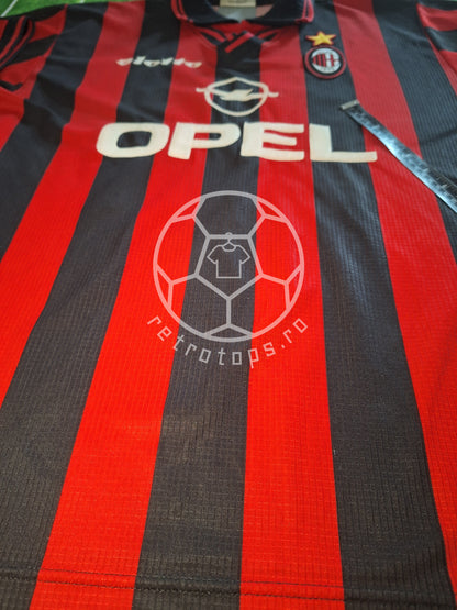 Tricou de fotbal AC Milan 1997-1998 acasă, Savicevic 10, M/L