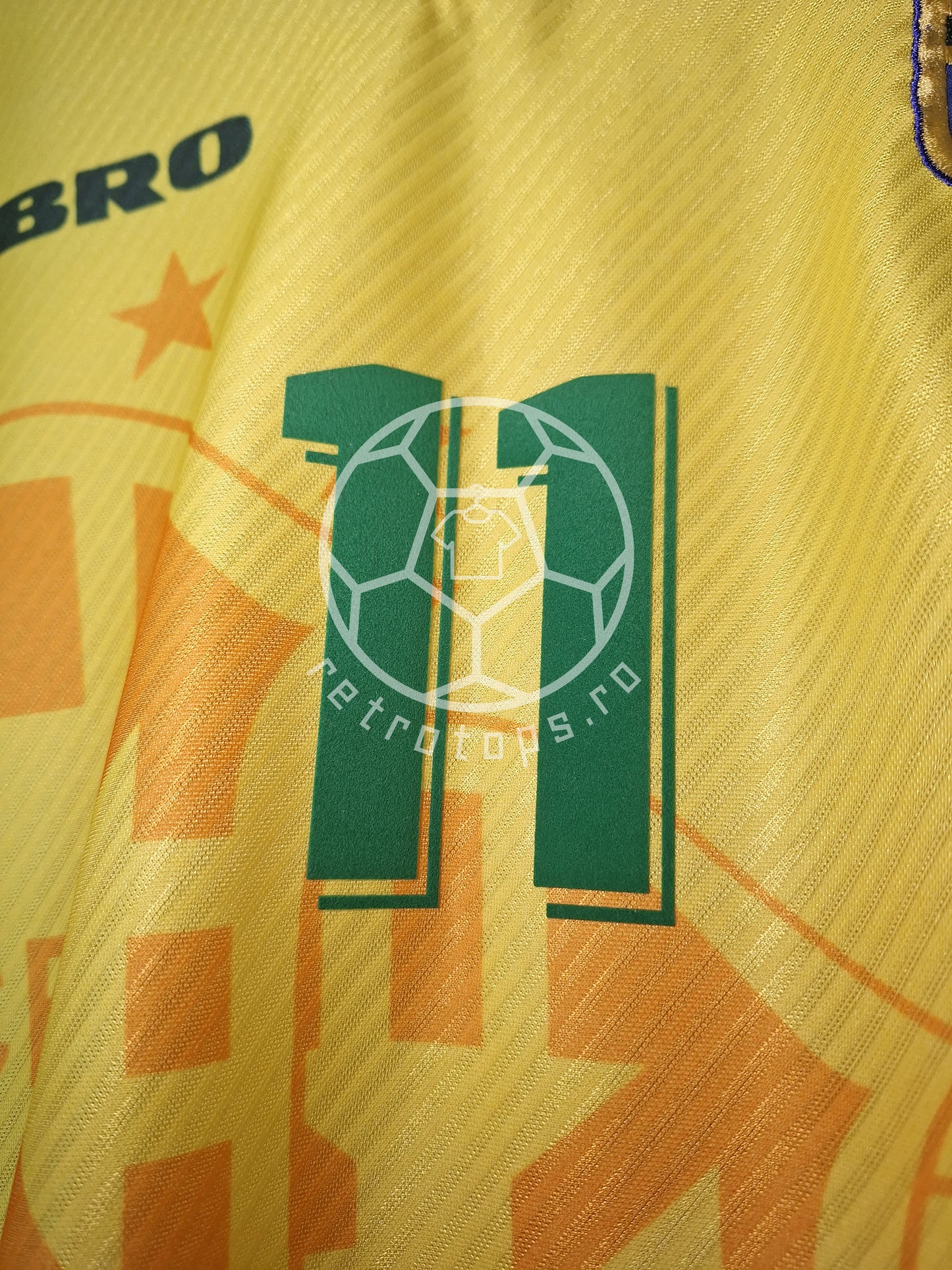 Tricou de fotbal Brazilia 1994-1997 acasă, Romario 11, XL