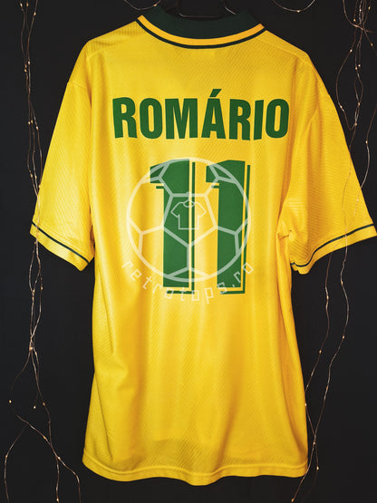 Tricou de fotbal Brazilia 1994-1997 acasă, Romario 11, XL