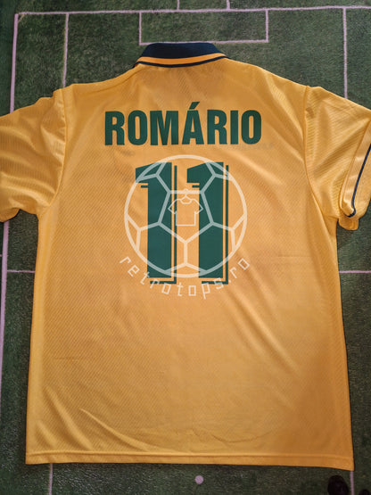 Tricou de fotbal Brazilia 1994-1997 acasă, Romario 11, XL
