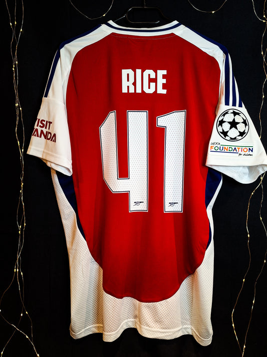 Tricou de fotbal Arsenal 2024-2025 acasă, Rice 41, M