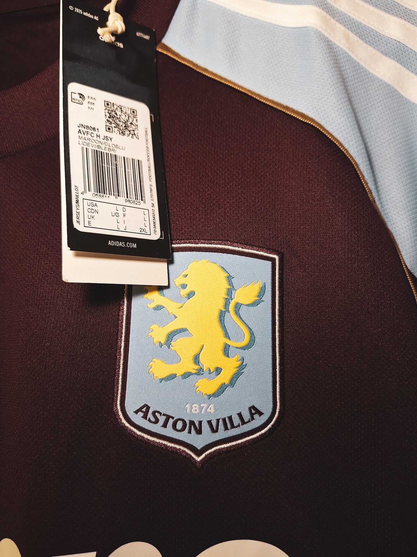 Tricou de fotbal Aston Villa 2025-2026 acasă, L