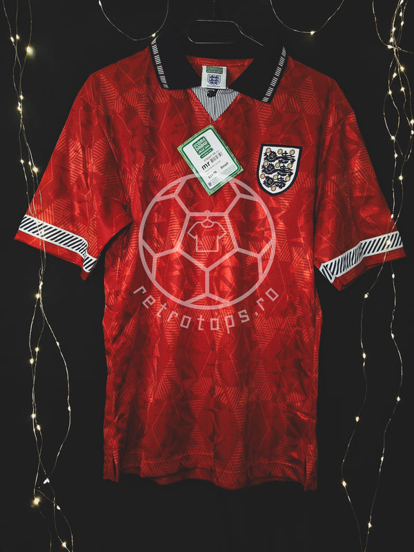 Tricou fotbal Anglia 1990 deplasare Score Draw, S