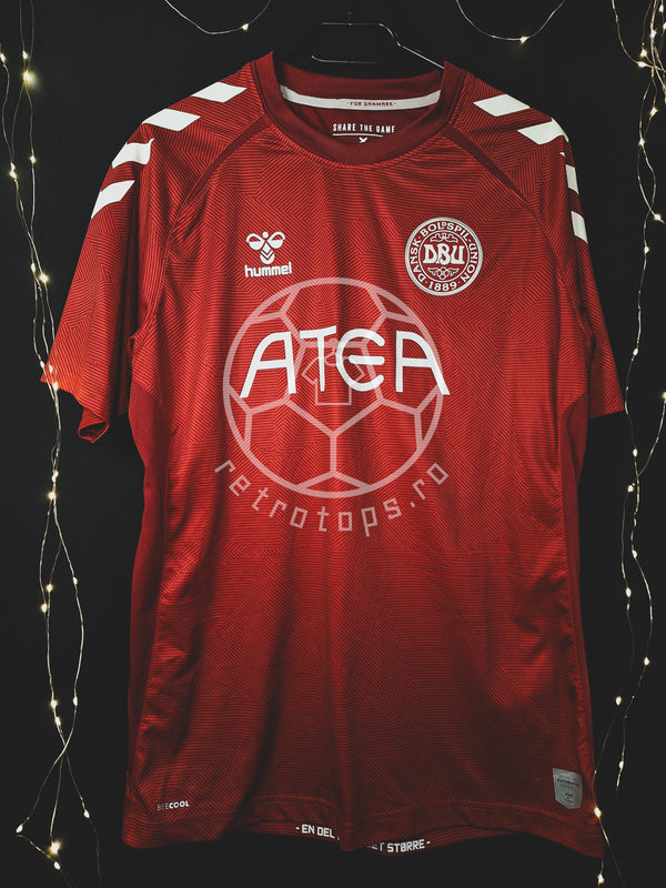 Tricou de fotbal Danemarca Hummel antrenament, L