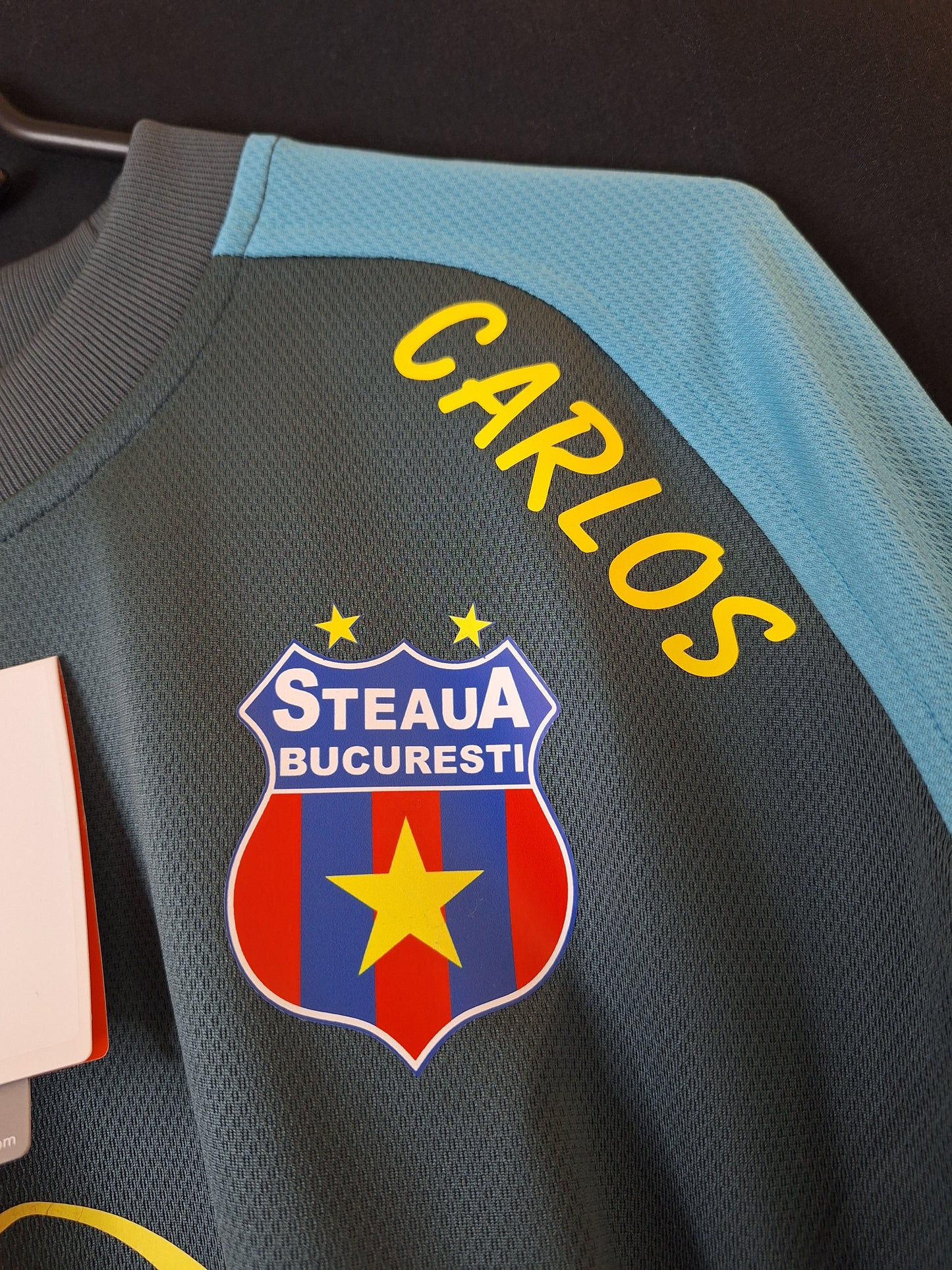 Tricou fotbal Steaua 2006, Carlos 13, L