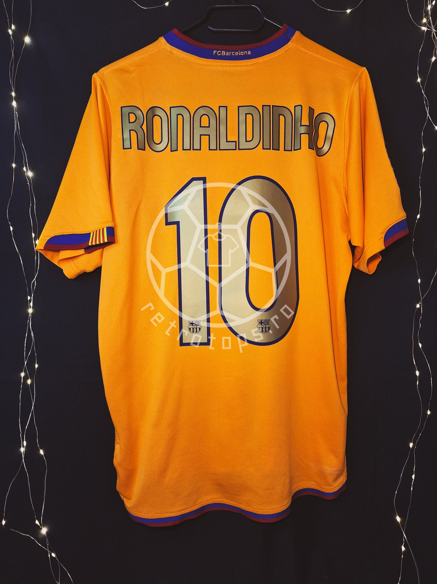 Barcelona 2006-2007 away, Ronaldinho 10, S