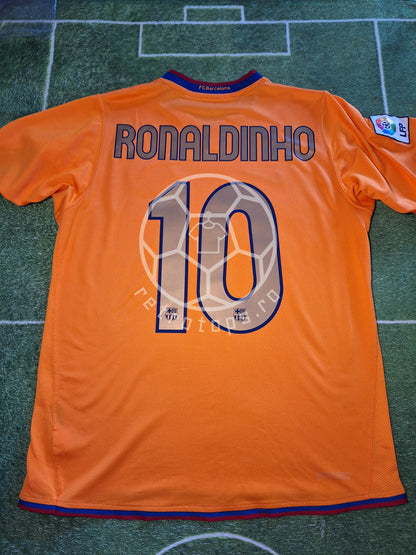 Barcelona 2006-2007 away, Ronaldinho 10, S