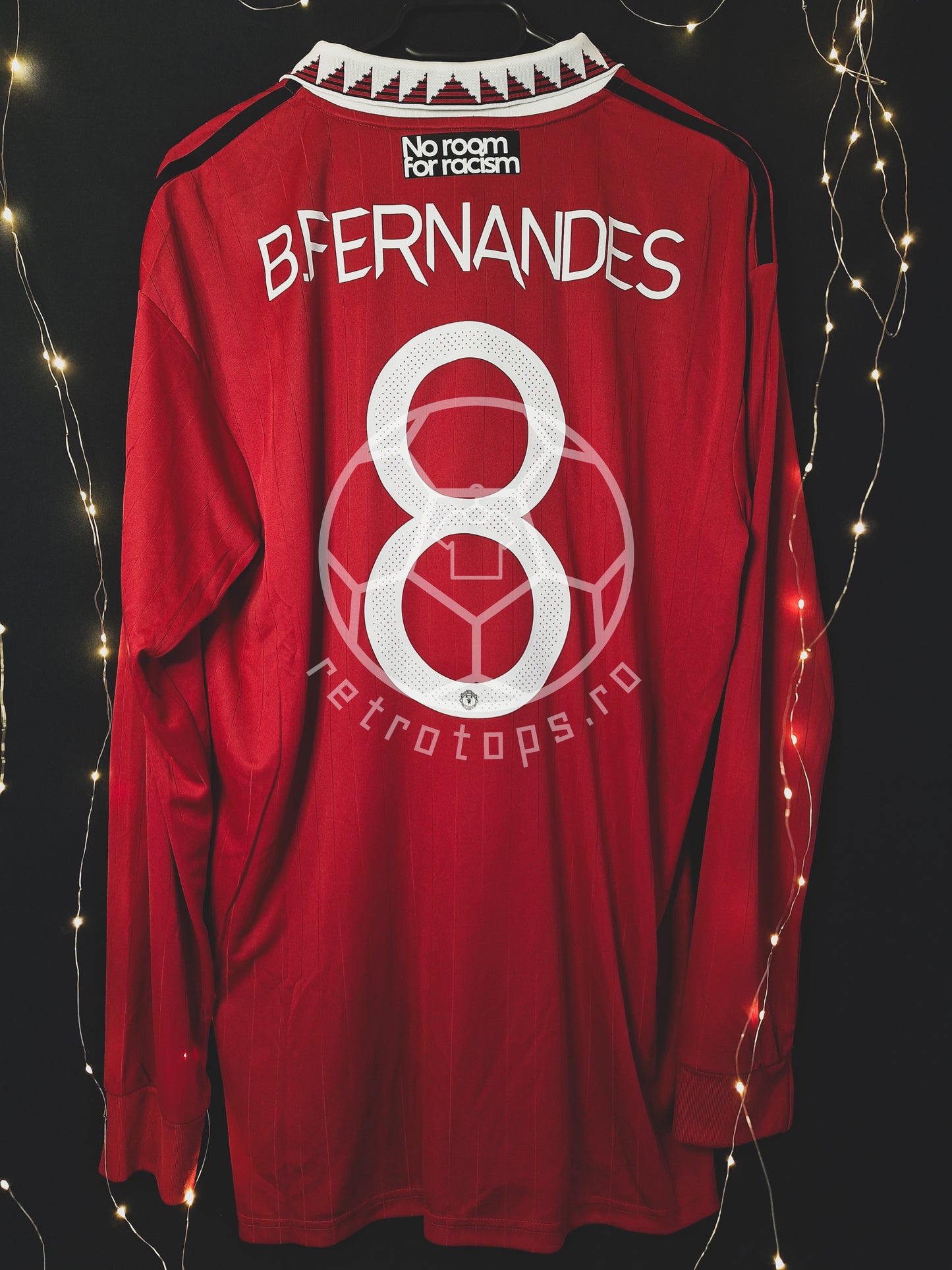 Tricou de fotbal Manchester United 2022-2023 acasă, Bruno Fernandes, L