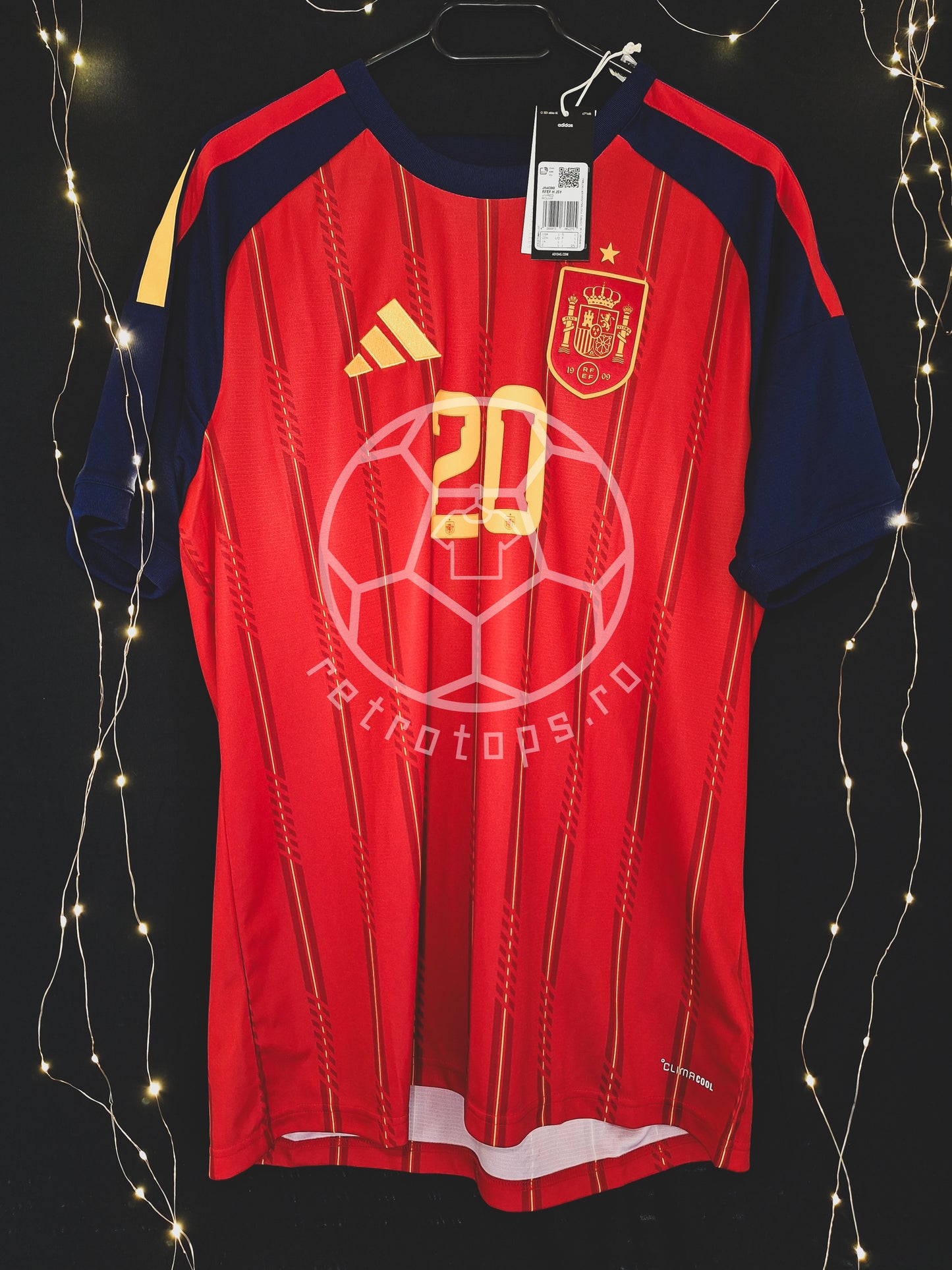 Spain 2026 home shirt, Pedri 20, L
