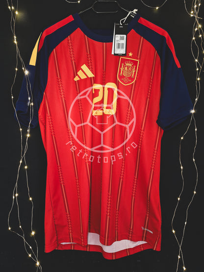 Spain 2026 home shirt, Pedri 20, L
