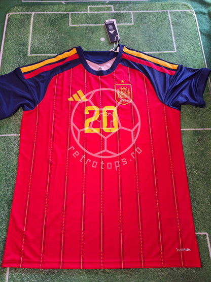 Spain 2026 home shirt, Pedri 20, L
