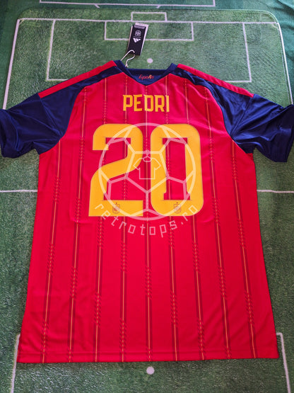 Spain 2026 home shirt, Pedri 20, L