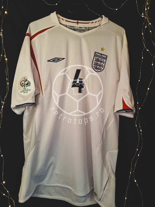 Tricou de fotbal Anglia 2006, Gerrard 4, XXL