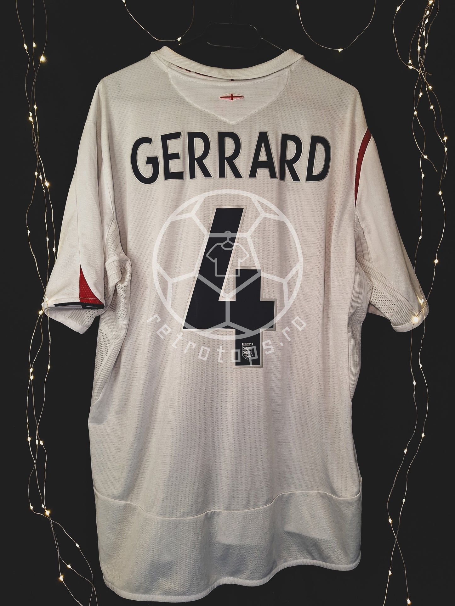 Tricou de fotbal Anglia 2006, Gerrard 4, XXL