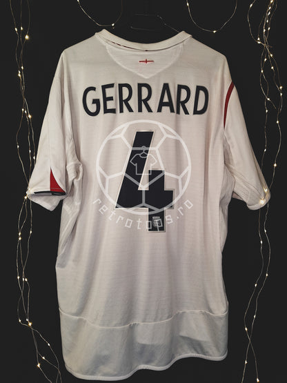 Tricou de fotbal Anglia 2006, Gerrard 4, XXL