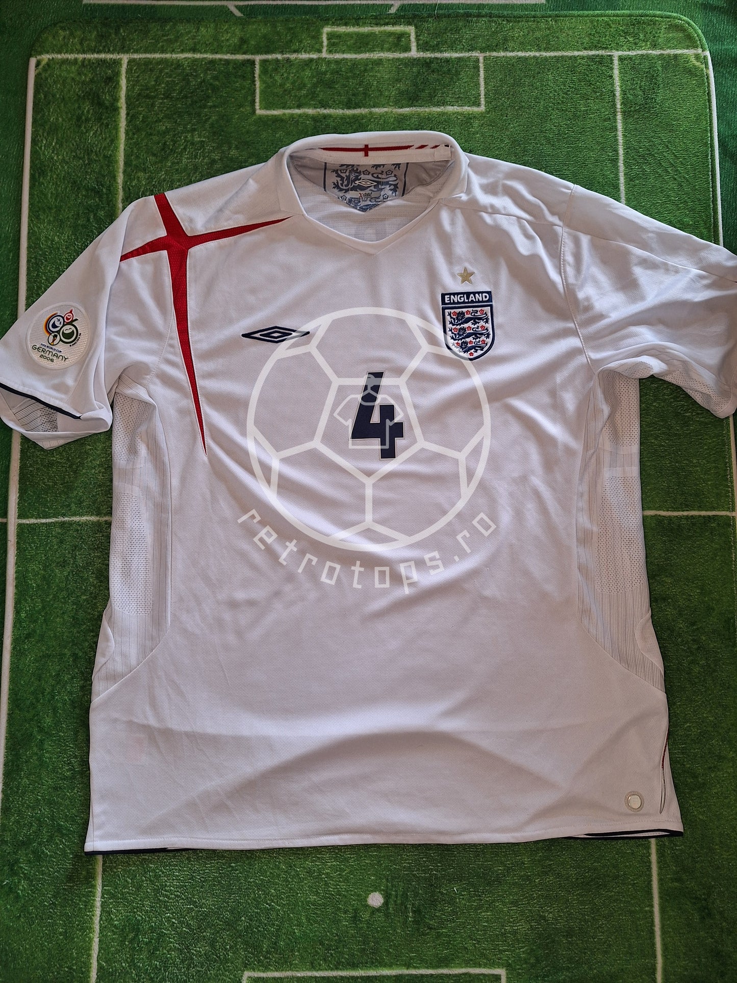 Tricou de fotbal Anglia 2006, Gerrard 4, XXL