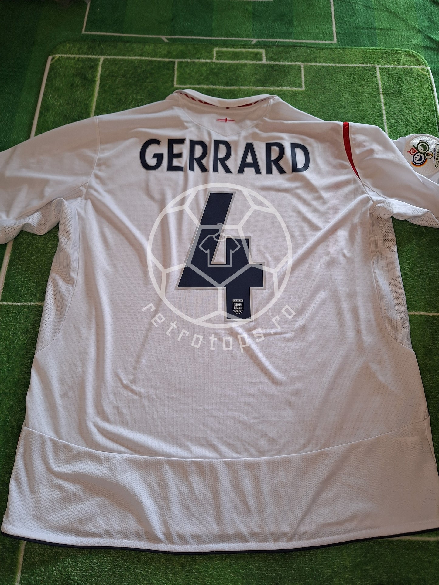 Tricou de fotbal Anglia 2006, Gerrard 4, XXL