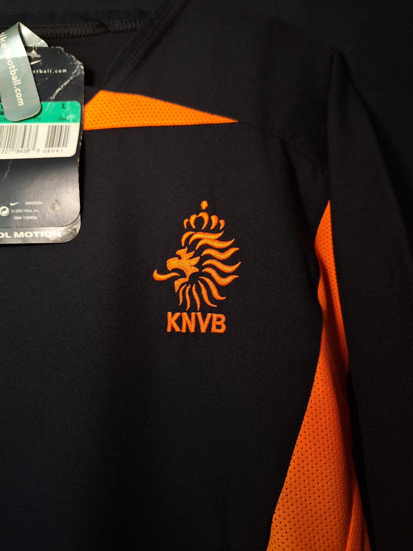 Tricou de fotbal Olanda 2002 deplasare, nou cu etichetă, XL