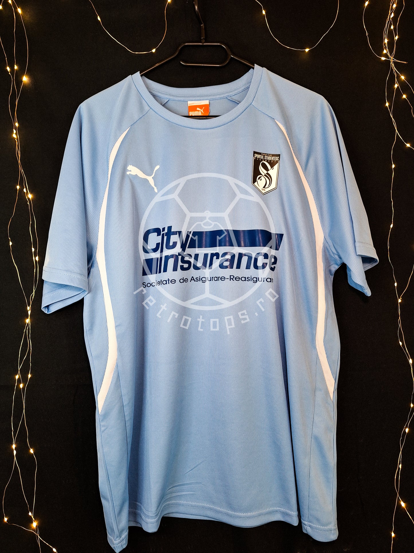 Tricou fotbal Sportul Studențesc deplasare 2011-2012, Tibi Bălan 28, M/L
