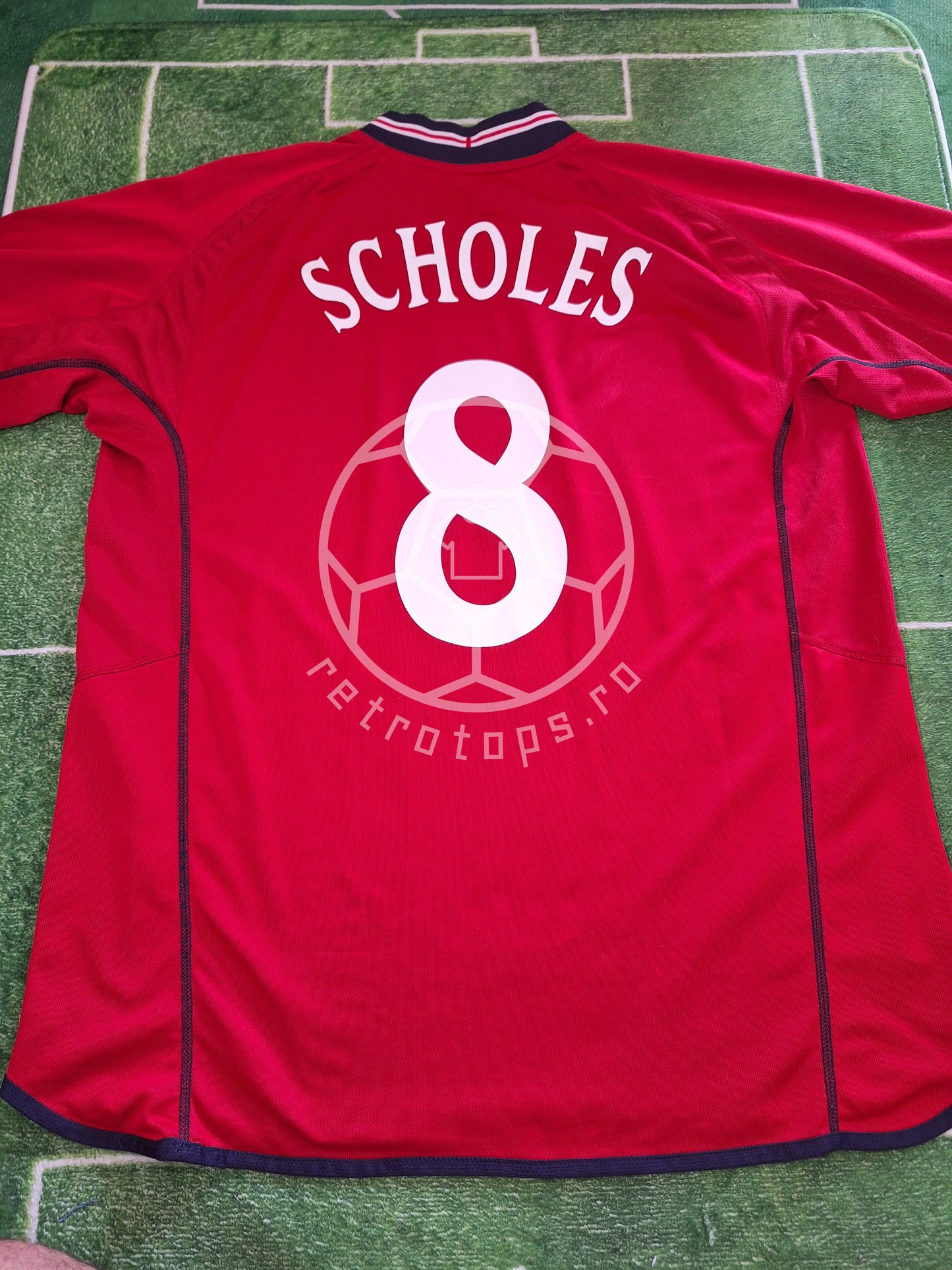 Tricou de fotbal Anglia 2002 deplasare, Paul Scholes, XL