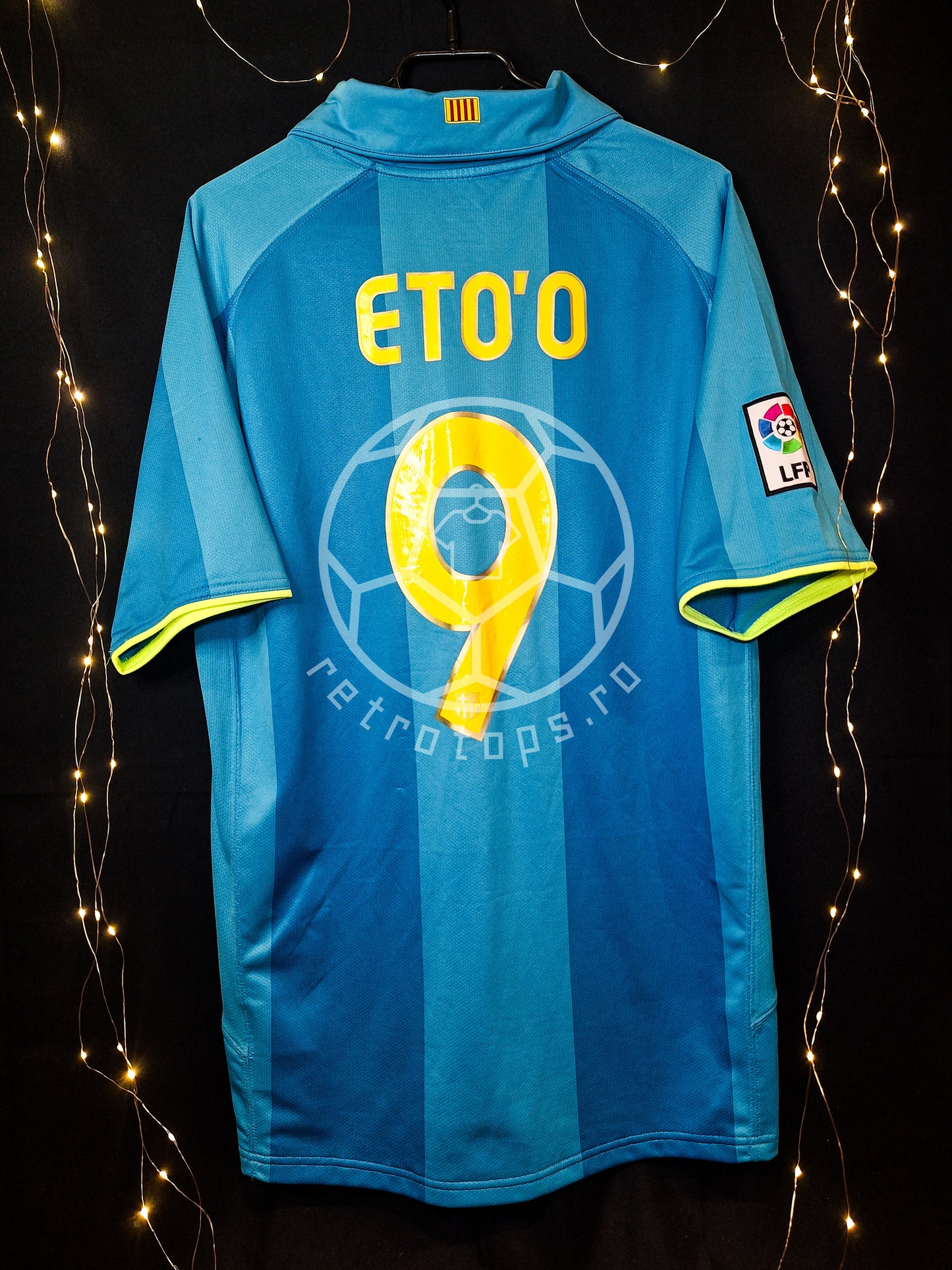 Barcelona 2007-2008 away shirt, Eto'o 9, L