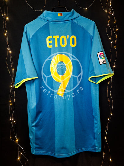 Barcelona 2007-2008 away shirt, Eto'o 9, L