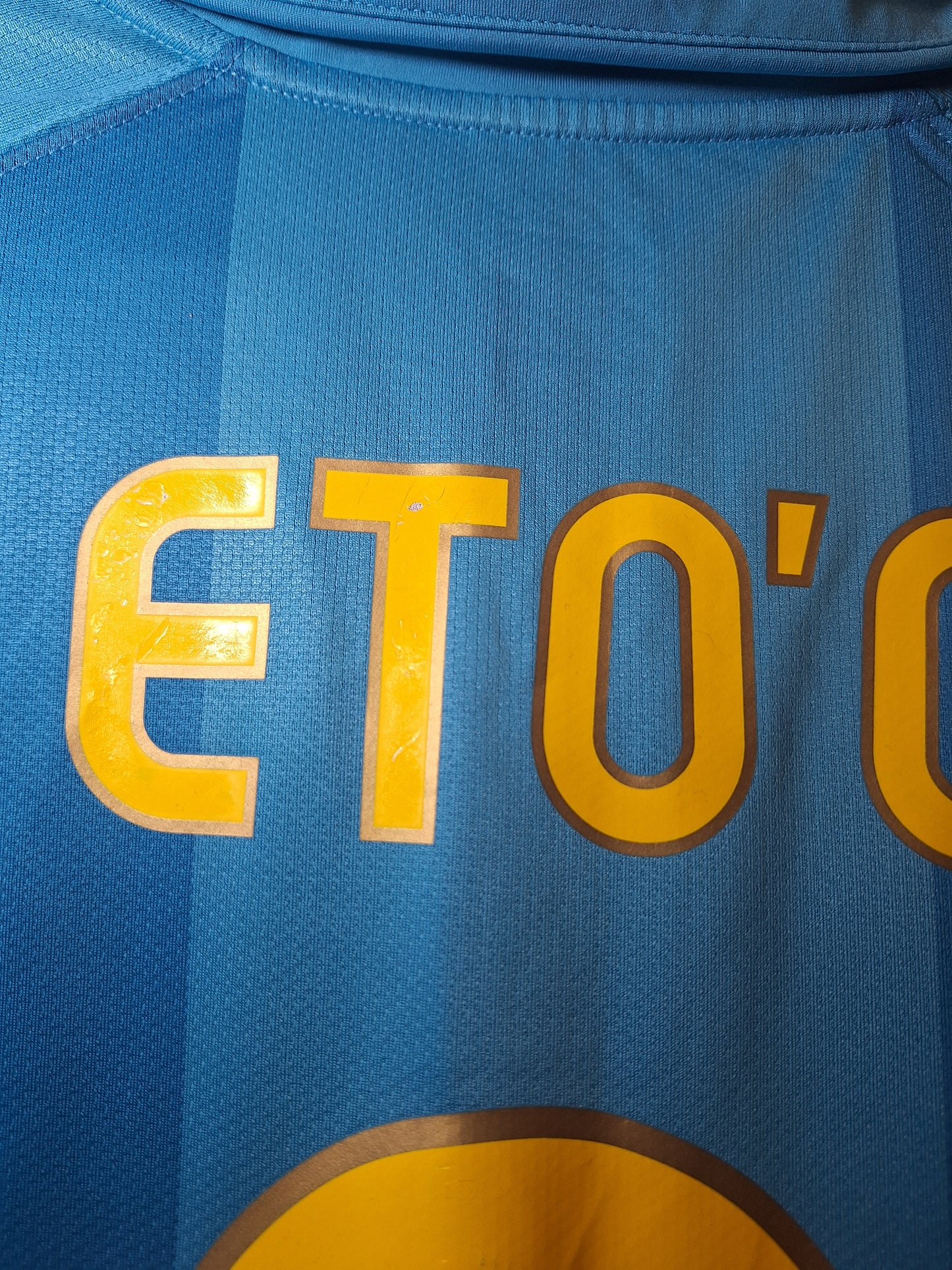 Barcelona 2007-2008 away shirt, Eto'o 9, L