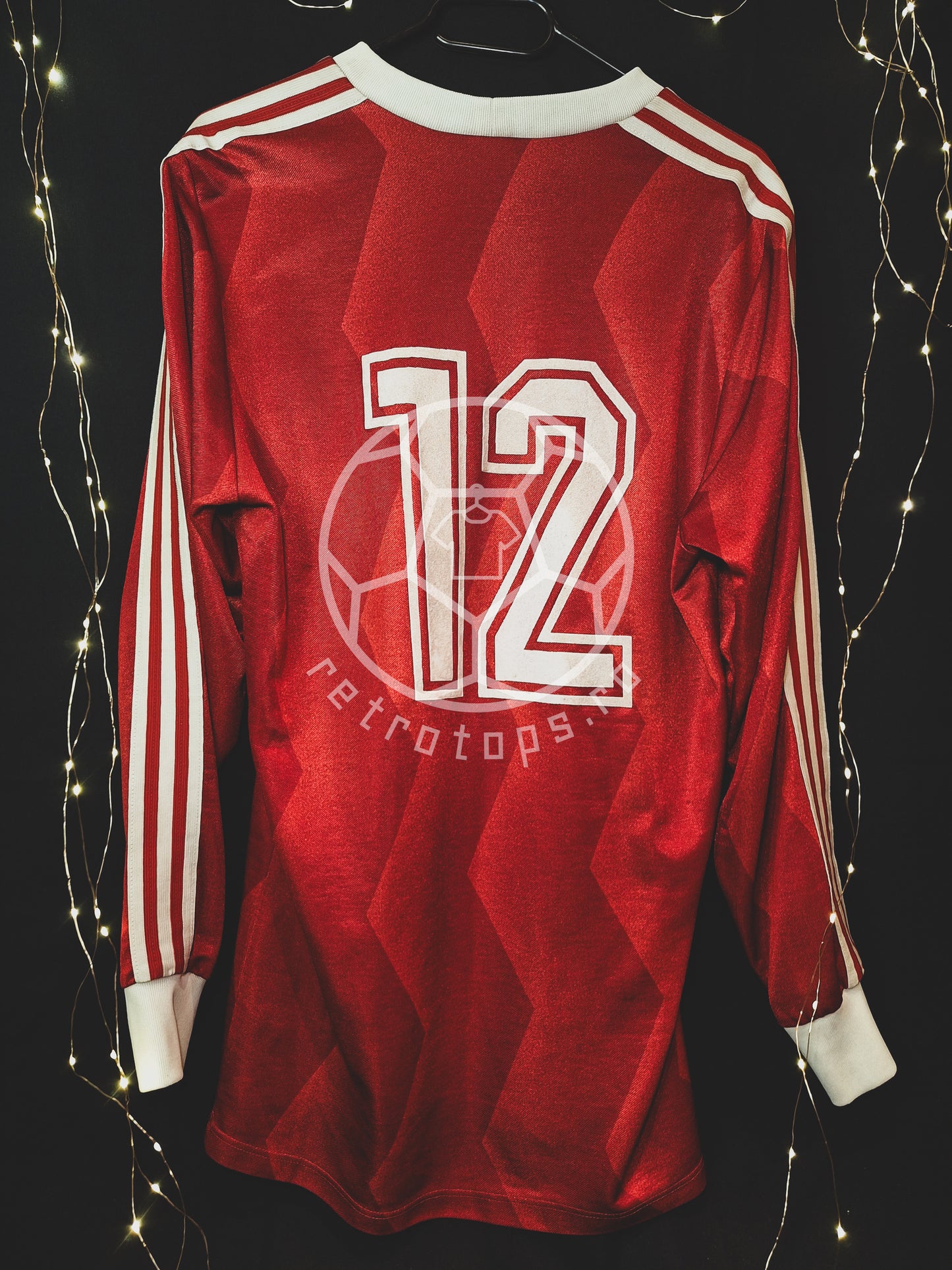 Tricou de fotbal Adidas template anii '80, M/L