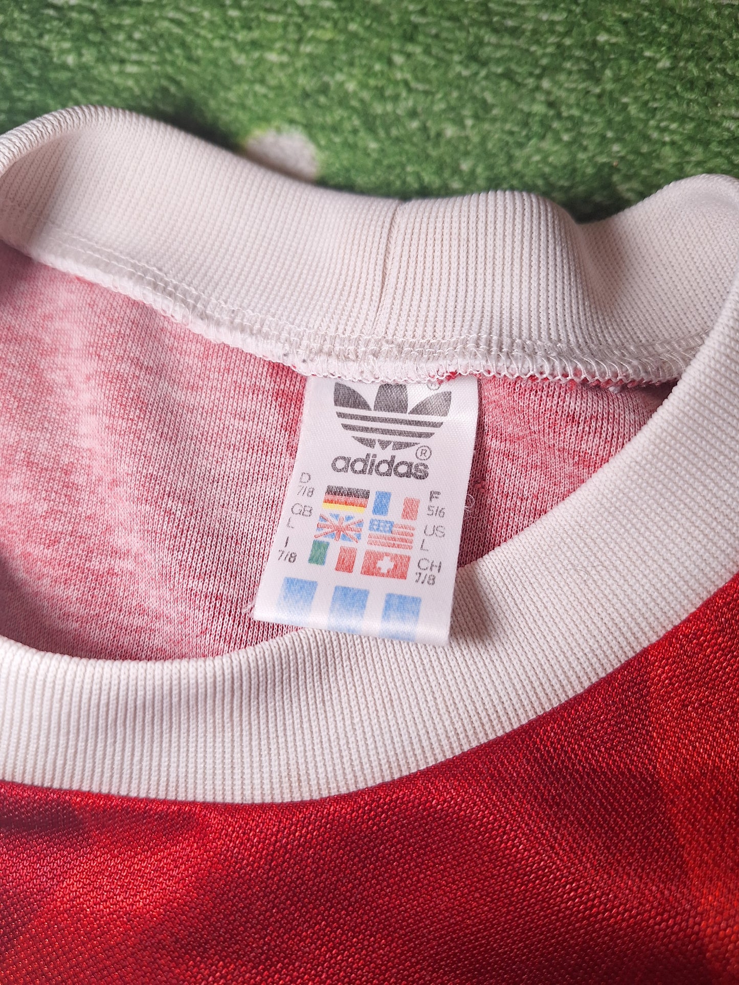 Tricou de fotbal Adidas template anii '80, M/L