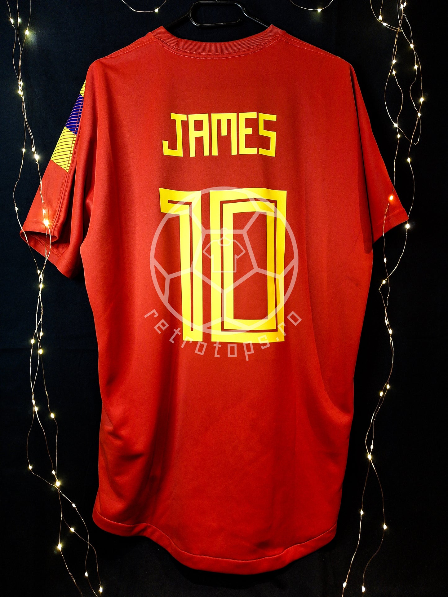 Tricou de fotbal Columbia 2018 ediție specială, James 10, XL