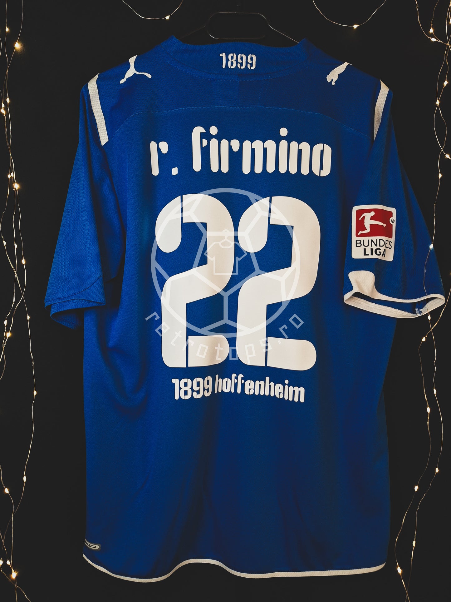 Tricou de fotbal Hoffenheim 2010-2011 acasă, Firmino 22, M/L